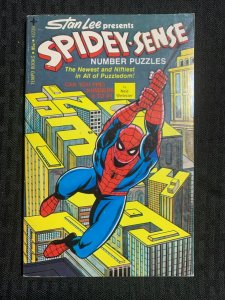 1977 SPIDEY-SENSE Number Puzzles FN 6.0 1st Tempo Paperback