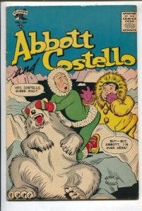 Abbott and Costello #36 1956-St John-North Pole cover-famous movie funnymen-FN-