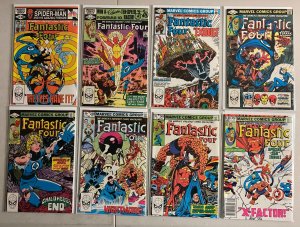 Fantastic Four lot #208-260 Marvel 1st Series (average 5.5) 33 diff (1979-'83)