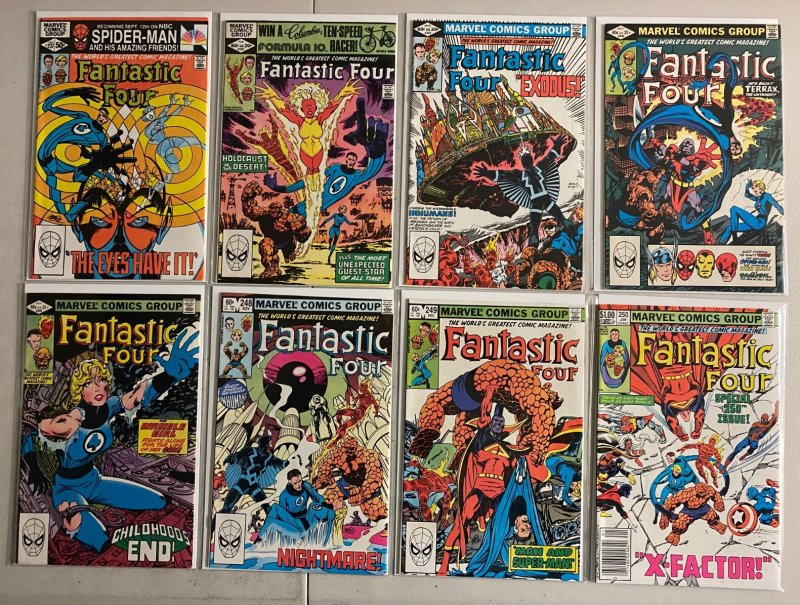 Fantastic Four lot #208-260 Marvel 1st Series (average 5.5) 33 diff (1979-'83)
