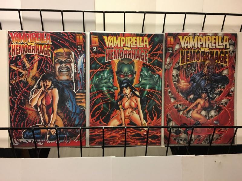 VAMPIRELLA VS HEMORRHAGE (1997 H) 1B,2-3  The Red Death