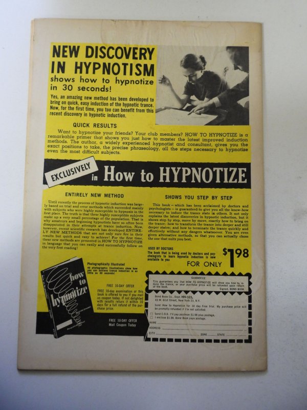 Adventures into the Unknown #148 (1964) GD+ Condition Centerfold detached