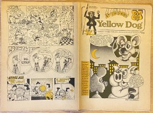 YELLOW DOG #11/12 - 5.5, OW-W - Tabloid - Comix - 1st print - Crumb - Bodé