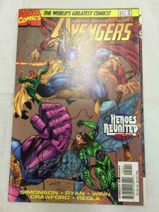 Avengers #12 Comic Book Marvel 1997 - Signed by Simonson