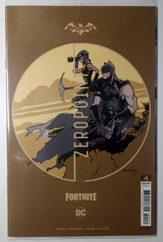 Batman/Fortnite: Zero Point #4 (9.4, 2021) Mustard Cover