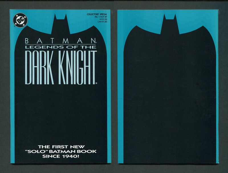 Batman:Legends of the Dark Knight #1 / 9.4-9.6 NM+ (SET)  Nov 1989