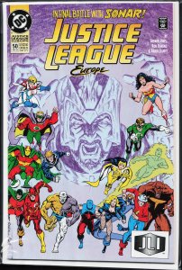 Justice League Europe #50 (1993) Sonar