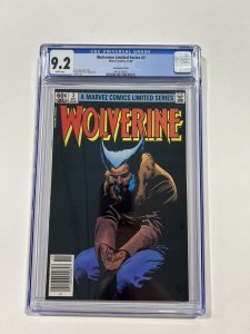 Wolverine Limited Series 3 Cgc 9.2 Wp Marvel 1982