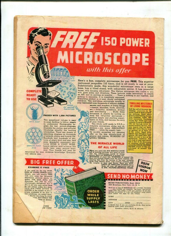 TRUE COMICS #44 (4.0) SECRET WARRIORS!! 1946