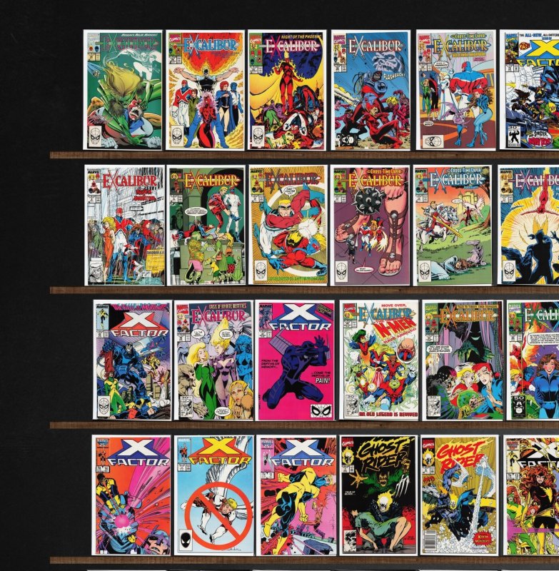 Huge Lot 150+ Comics with X-Factor, Excalibur, What If...? & More!