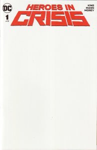 Heroes In Crisis #1 Blank Cover (2018) Blue Jay
