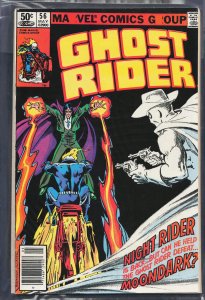Ghost Rider #56 Newsstand Edition (1981) Ghost Rider