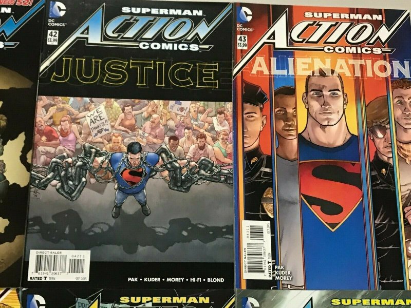 ACTION COMICS#38-49 LOT (8 BOOKS) 2016 DC COMICS THE NEW 52!