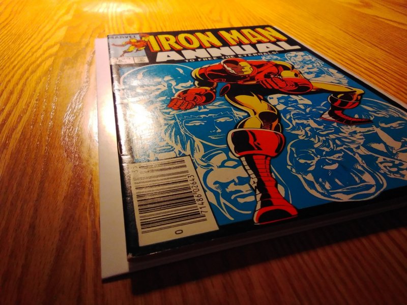 Iron Man Annual #6 CPV Newsstand (1983)