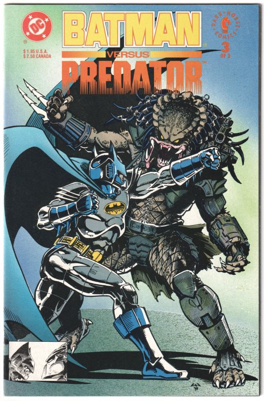 Batman Versus Predator #1, 2, 3 (1992) Complete set!