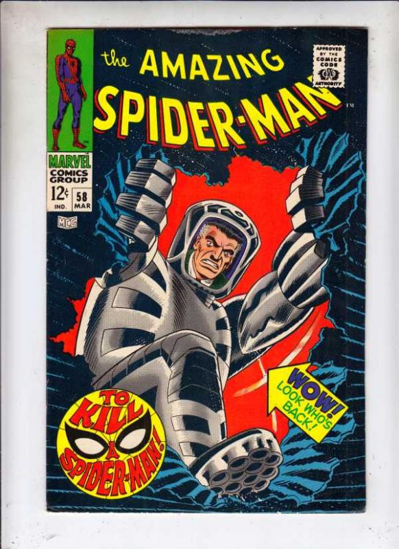 Amazing Spider-Man #58 (Mar-68) VF/NM+ High-Grade Spider-Man