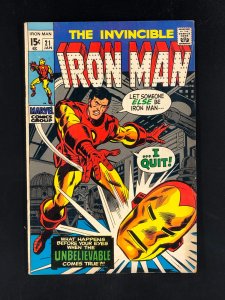 Iron Man #21 VG 1st Alex Nevsky as 3rd Crimson Dynamo