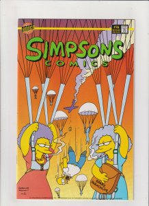 Simpsons #16 NM- 9.2 Newsstand Bongo 1996 Homer,Bart, Bumblebee Man,Dr. Nick