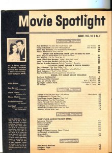 Movie Spotlight-Vic Damone-Pier Angeli-Marilyn Monroe-Aug-1955