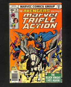 Marvel Triple Action #40 1st Black Panther Reprint Avengers!