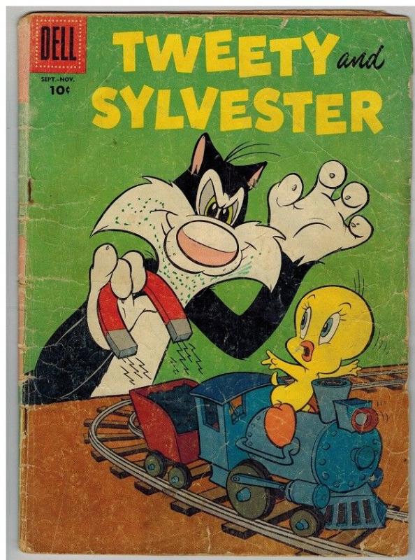 TWEETY & SYLVESTER (1952-1962 DELL) 14 POOR