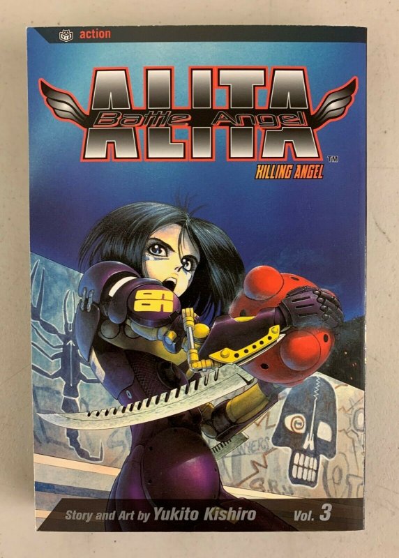 Battle Angel Alita Vol. 3 Killing Angel 2004 Paperback Yukito Kishiro  