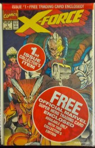 X-Force #1 Bagged Variant (1991) Cable Trading Card Inside