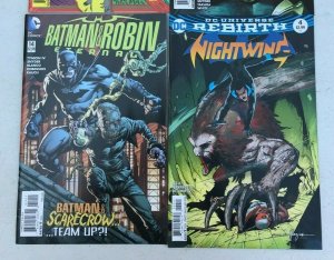 BATMAN & ROBIN 4PC LOT (VF) +NIGHTWING!! 2016