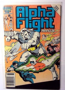 Alpha Flight Annual #1 (1986) Marvel Comics 1st Print Comic Book