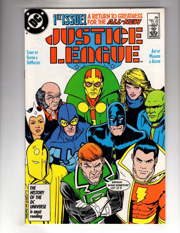 Justice League #1 (1987)    / EBI#3