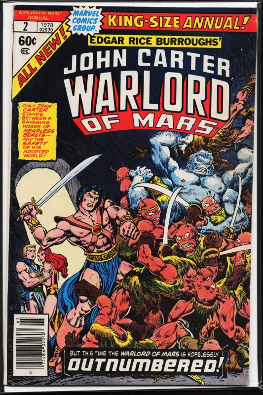 John Carter Warlord of Mars Annual #2 (1978) John Carter Warlord of Mars