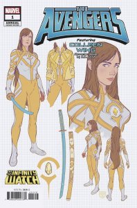 AVENGERS ANNUAL #1 1:10 RB SILVA SPOILER DESIGN VARIANT (NEAR MINT)