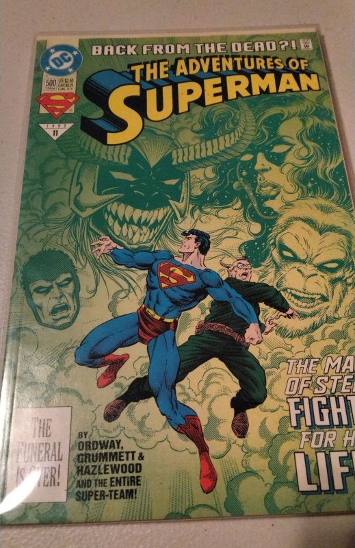 Adventures of Superman #500 Direct Edition (1993) Superman