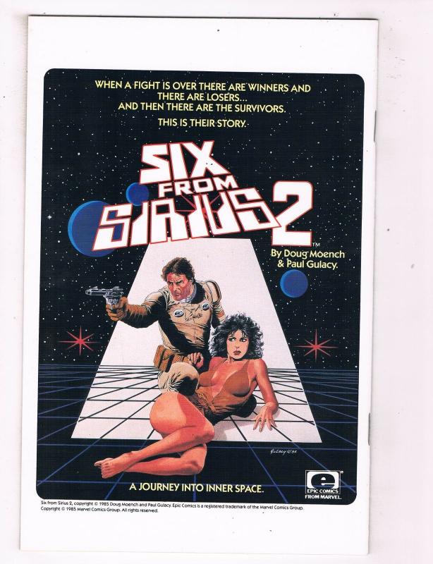 Bozz Chronicles (1985) #2 Epic Comic Book Bret Bleins HH4 AD38