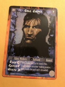 SONG CHIANG : RAGE Werewolf Unlimited Character Card; White Wolf TCG, Rare