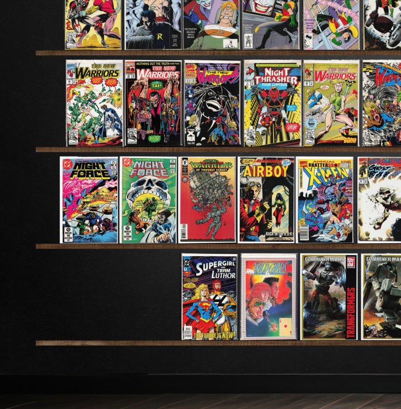 Huge Lot 150+ Comics with The New Warriors, The Transformers & More!