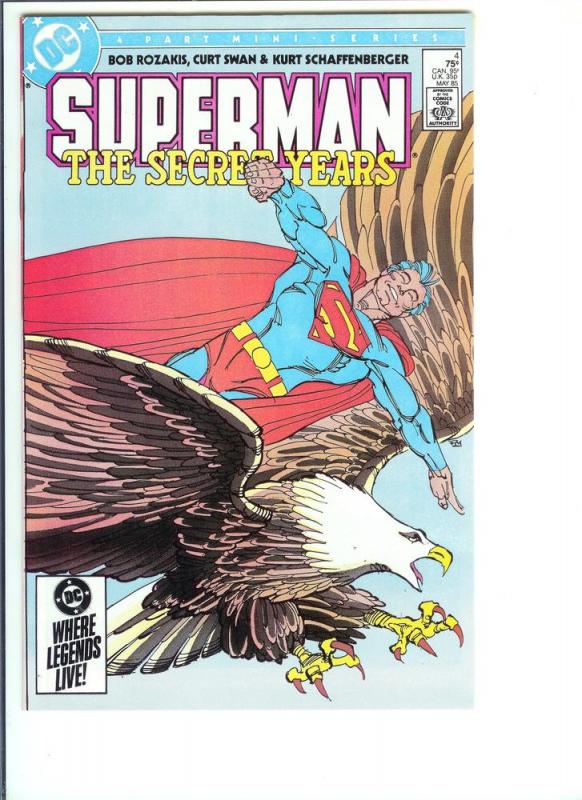 Superman The Secret Years  #4 May, 1985 (VF/NM)