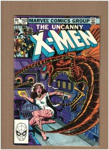 Uncanny X-Men #163 Marvel Comics 1982 vs. Brood Chris Claremont VG- 3.5
