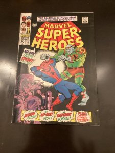 Marvel Super-Heroes #14 1968 PRICE DROP $168 H.G. Black Spidey cover! BOCA!
