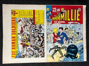 1968 THE NEW MILLIE THE MODEL #160 GD+ 2.5 Marvel Comics COVER ONLY
