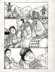 Mulan One Shot page 14 Published art by ALEX SANCHEZ Disney 