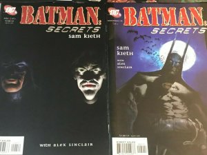 BATMAN SECRETS#1-5 VF/NM LOT 2006 SAM KIETH DC COMICS