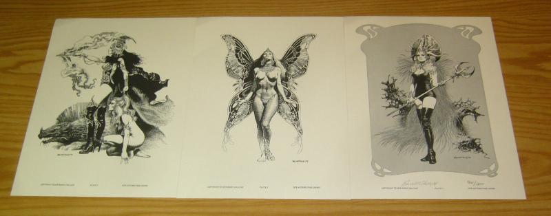 Midnight Angels Portfolio by Boris Vallejo - (#961 of 1200) 1979 art set