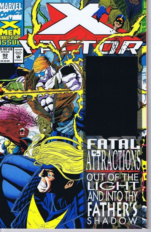 X Factor #92 ORIGINAL Vintage 1993 Marvel Comics