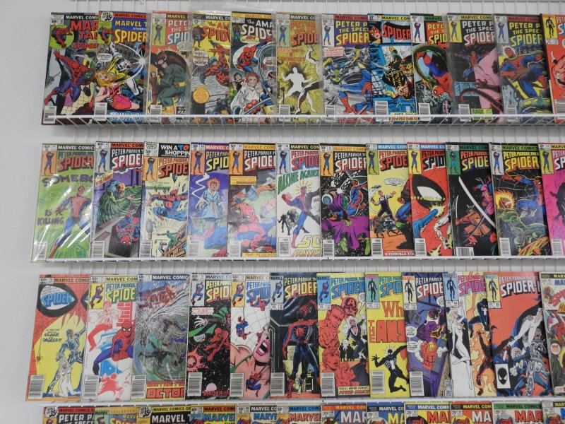 Huge Lot 130+ Low Grade Reader Comics W/ Spider-Man, Team-Up Avg VG Condition!