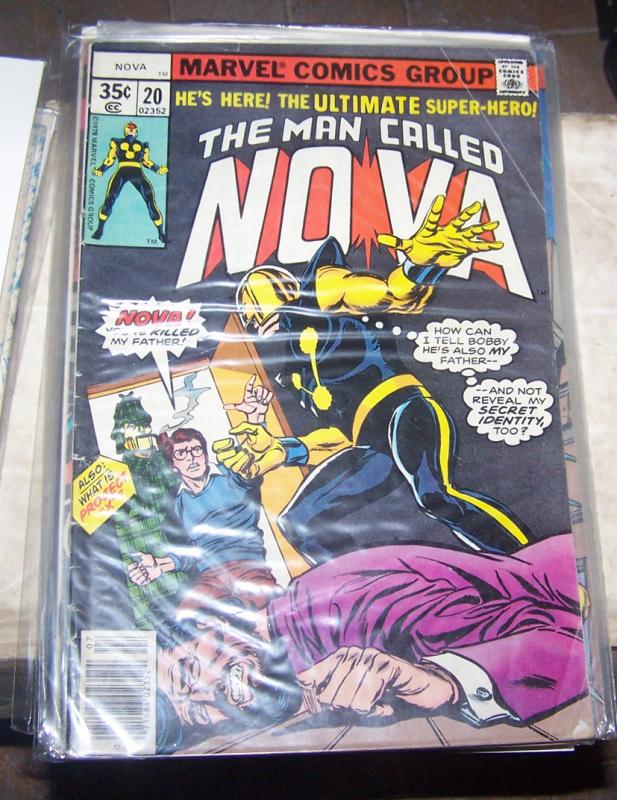 NOVA # 20 1978 MARVEL  PROJECT X RICHARD RIDER