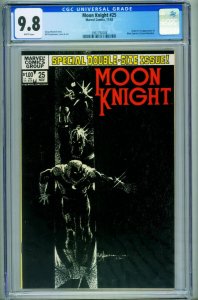 Moon Knight #25 CGC 9.8 1ST BLACK SPECTRE 3961792008