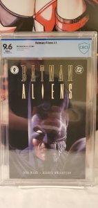 Batman/Aliens #1 CBCS 9.6 Ron Marz story, Bernie Wrightson art, DC / Dark Horse