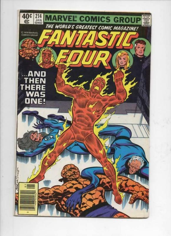 FANTASTIC FOUR #214, FN, Byrne, Sinnott, 1961 1980, Marvel, more FF in store