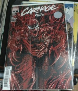 CARNAGE BLACK WHITE & BLOOD #2 2021 MARVEL CHECCHETTO COVER VARIANT